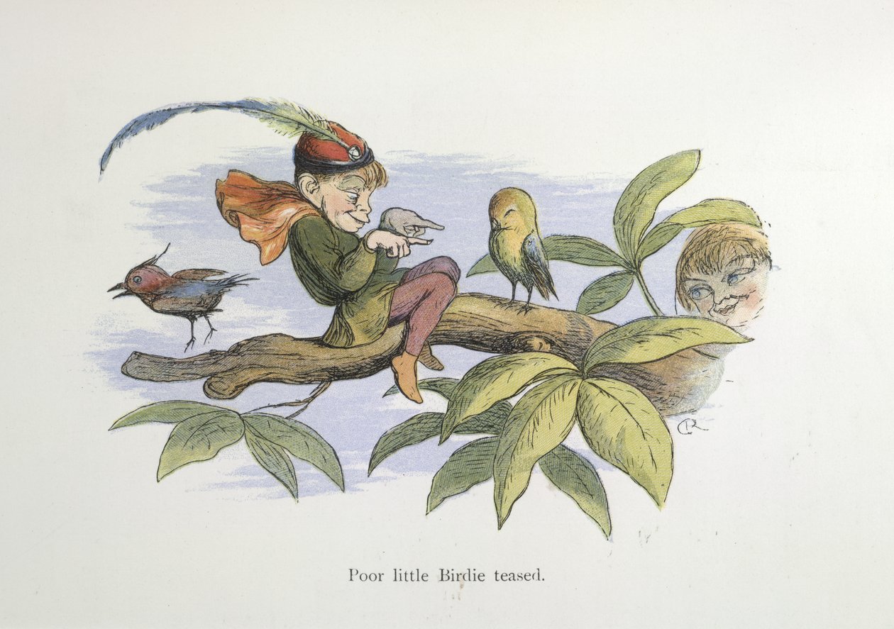 Pobre passarinho brincou de Richard Doyle