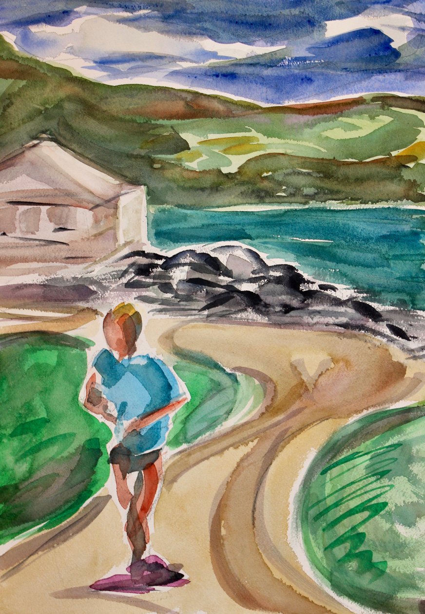 Jogger, Tiburon, 2017 de Richard Fox