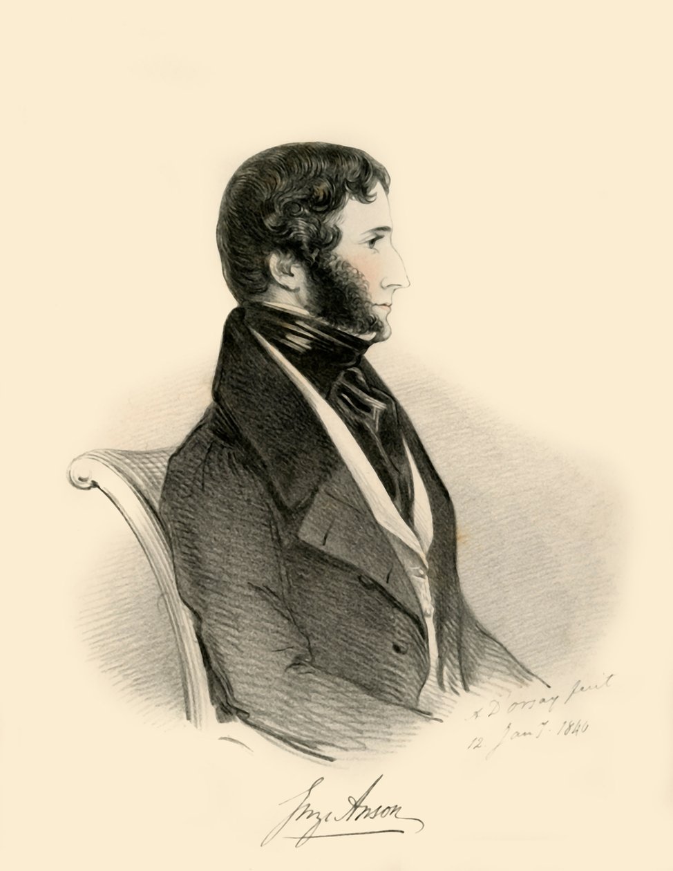 George Anson, 1840. de Richard James Lane