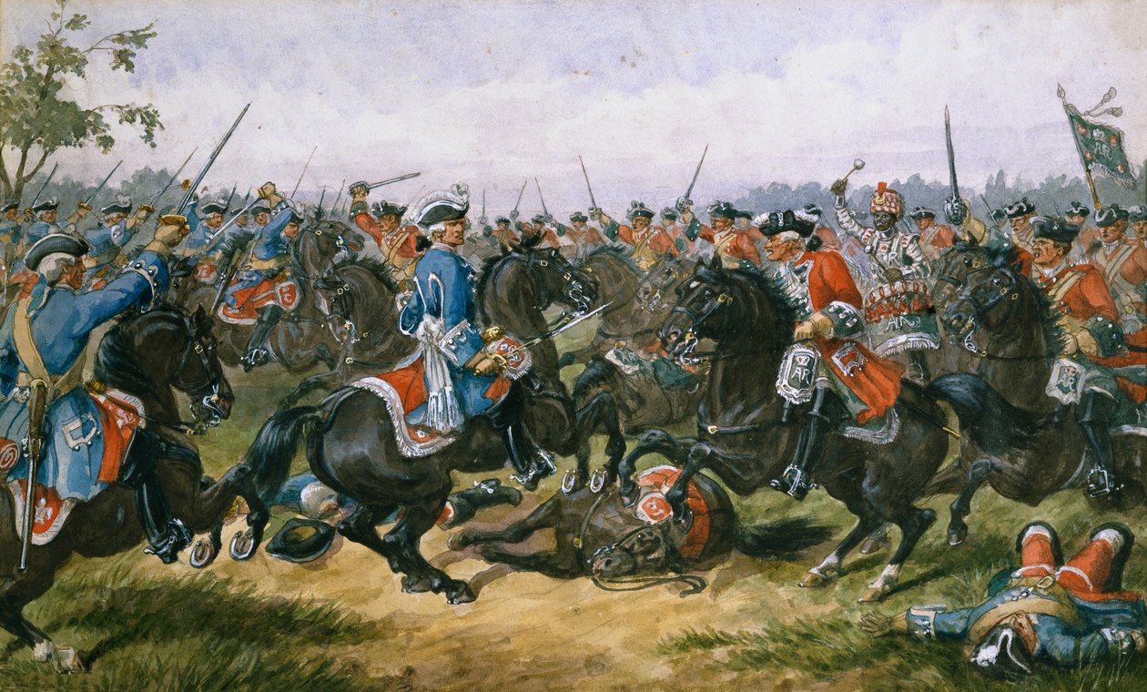 Batalha de Malplaquet de Richard Simkin