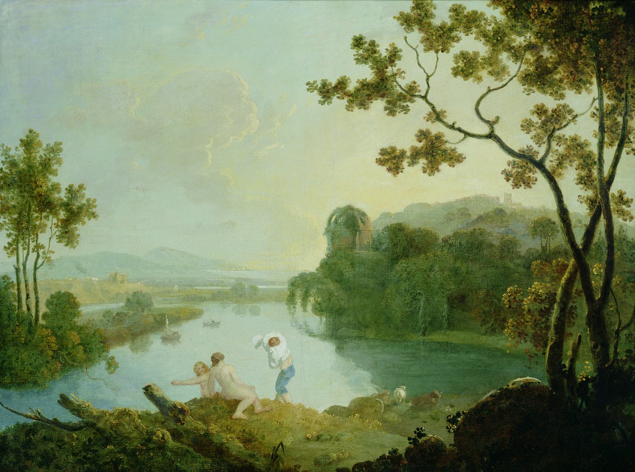 Paisagem Clássica (óleo sobre tela) de Richard Wilson