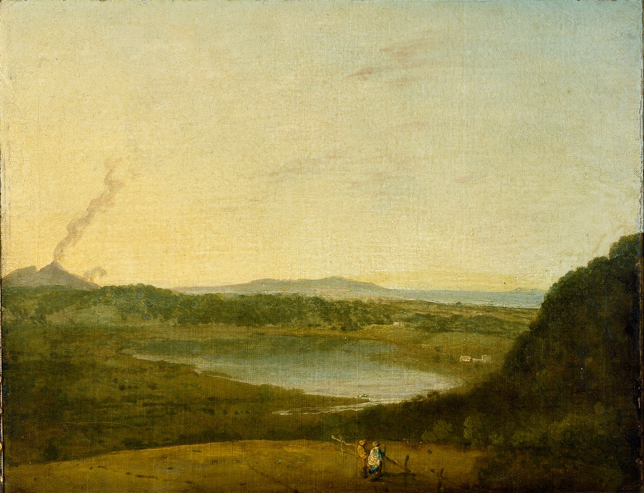 O Lago di Agnano, c1752 de Richard Wilson