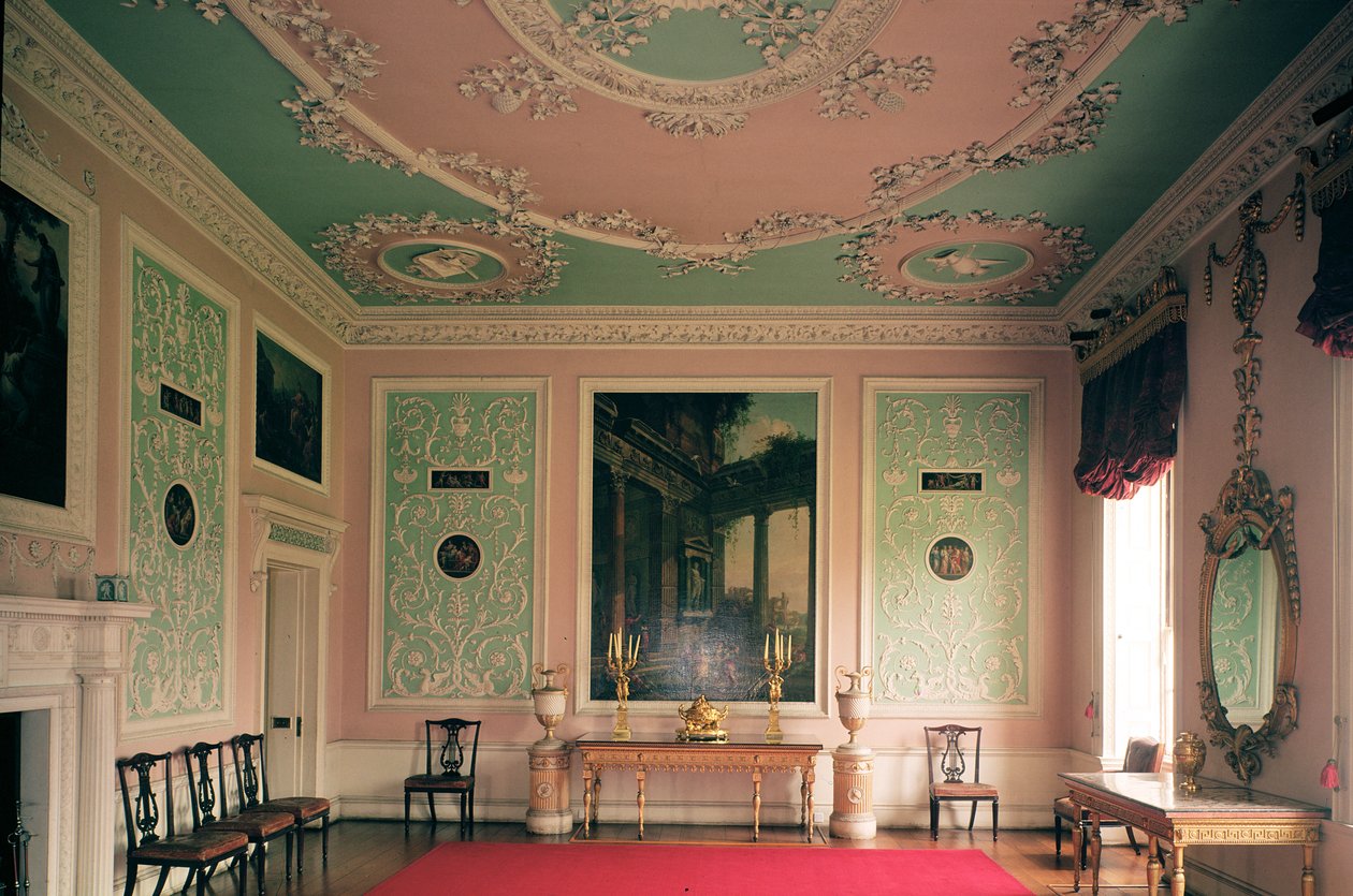 O quarto comendo, c.1766 de Robert Adam