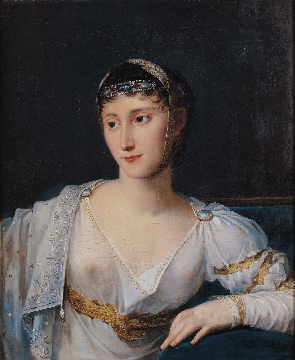 Retrato de Marie-Pauline Bonaparte (1780-1825) Princesa Borghese, 1806 de Robert Lefevre