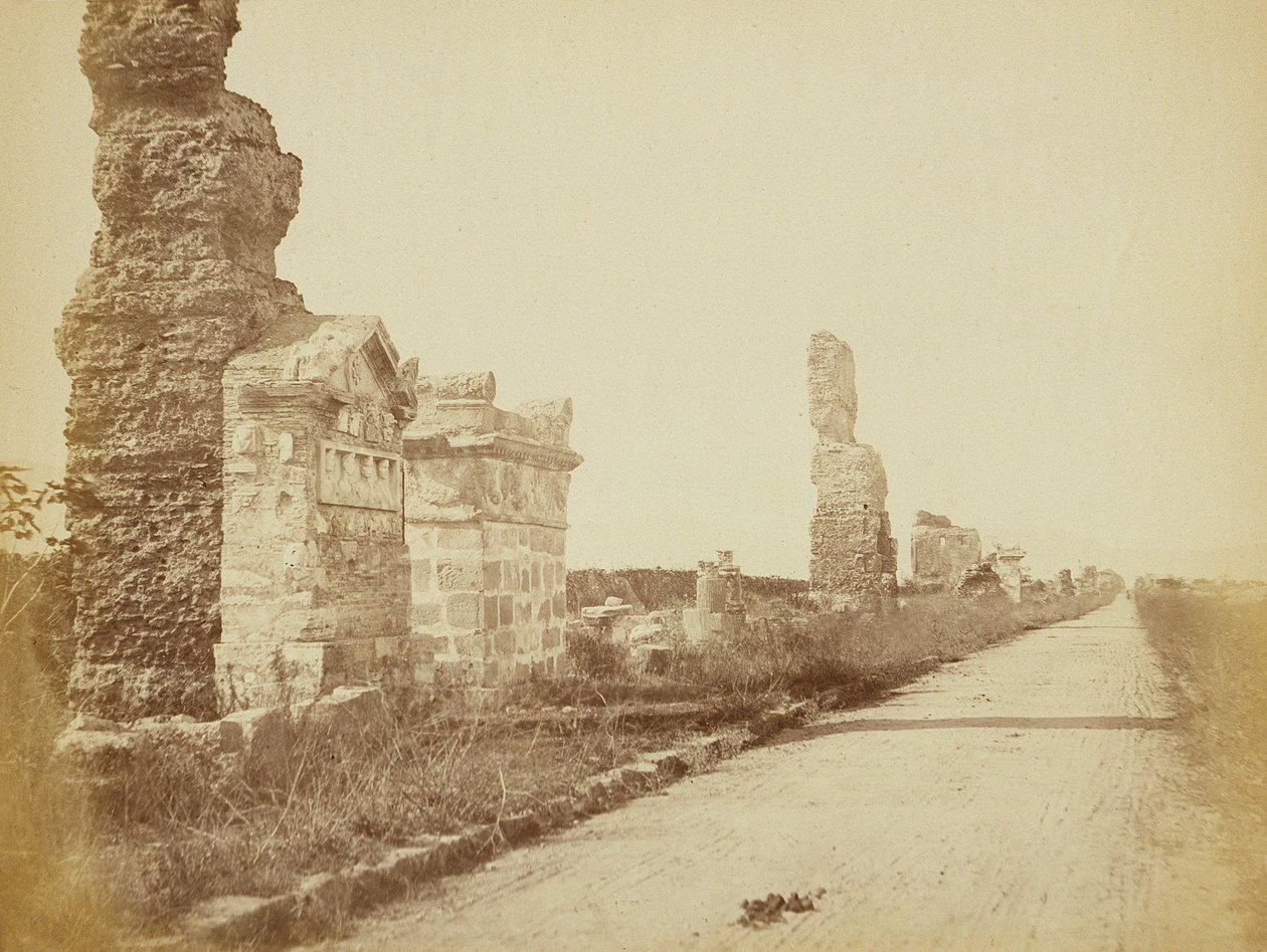 Vista da Via Appia Antica de Robert MacPherson