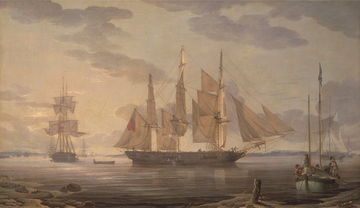Navios no porto de Robert Salmon