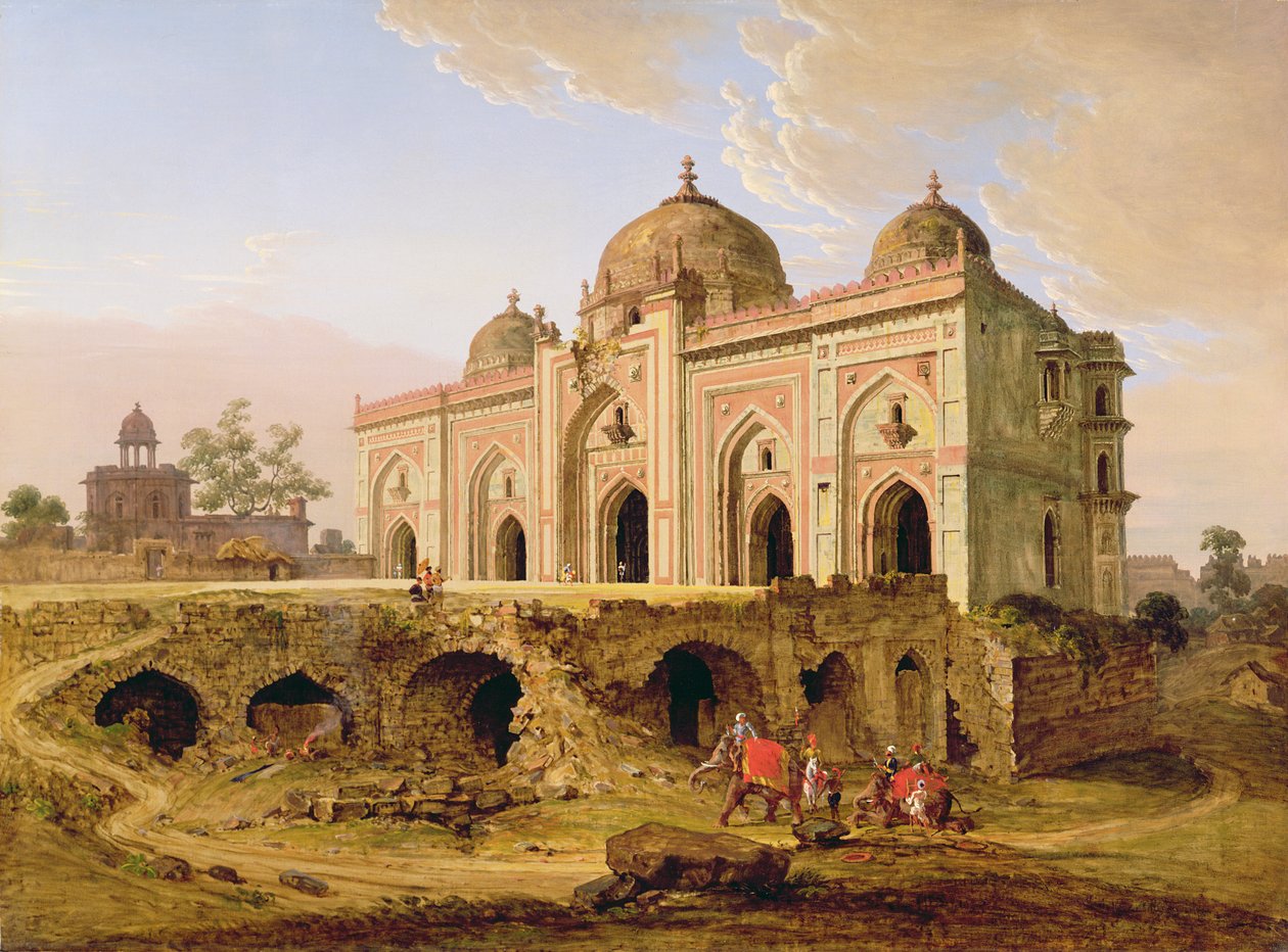 O Qal &39;Al-Kuhna Masjid, Qila de Purana, Delhi, c.1823 de Robert Smith