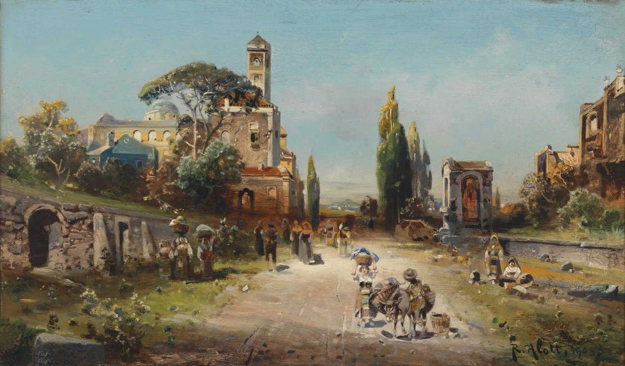 Robert Alott Via Appia 1905 de Robert Alott