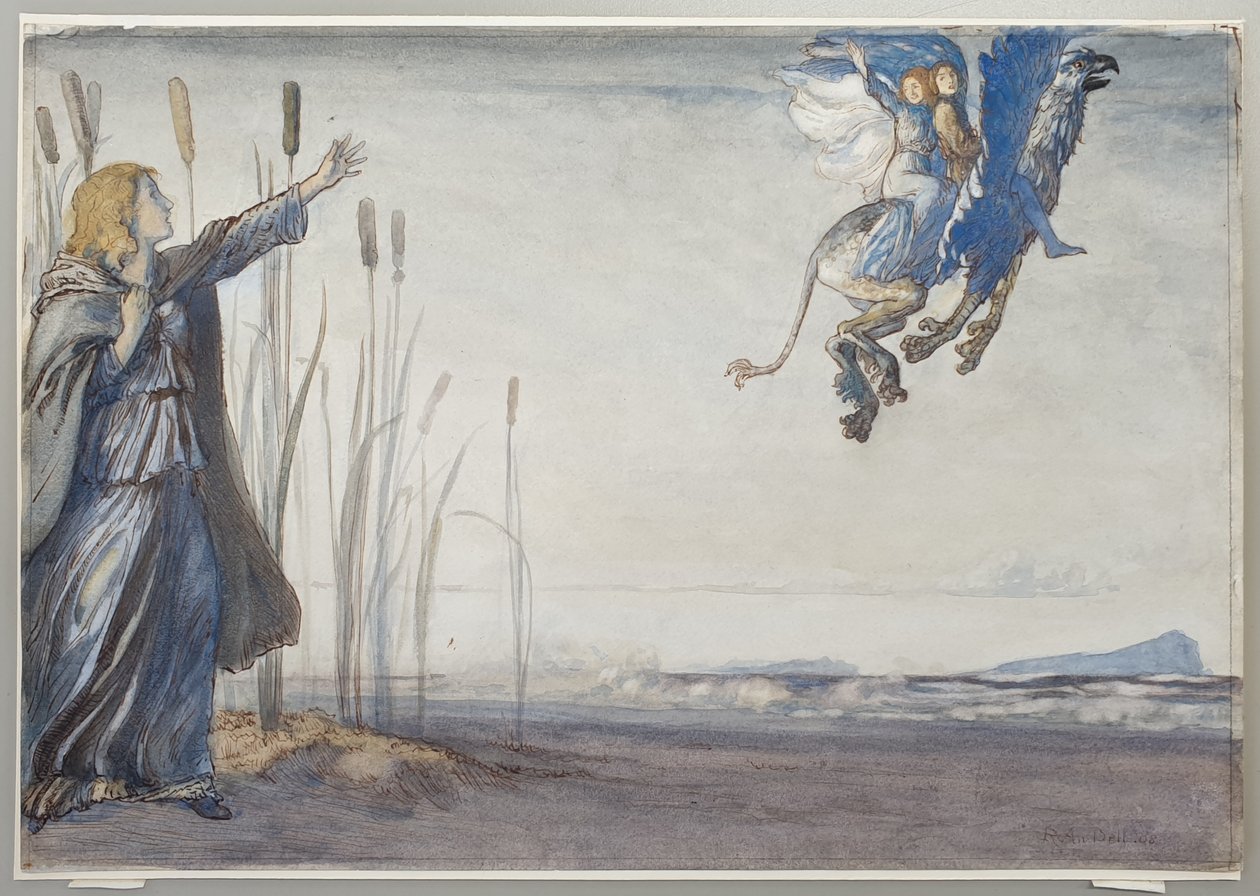O lírio e o leão de Robert Anning Bell