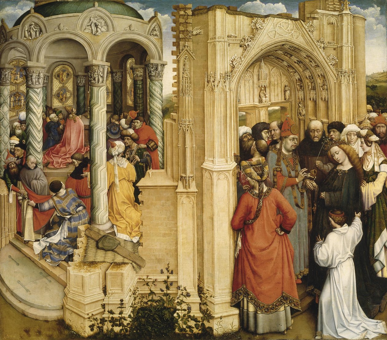 O casamento da Virgem de Robert Campin