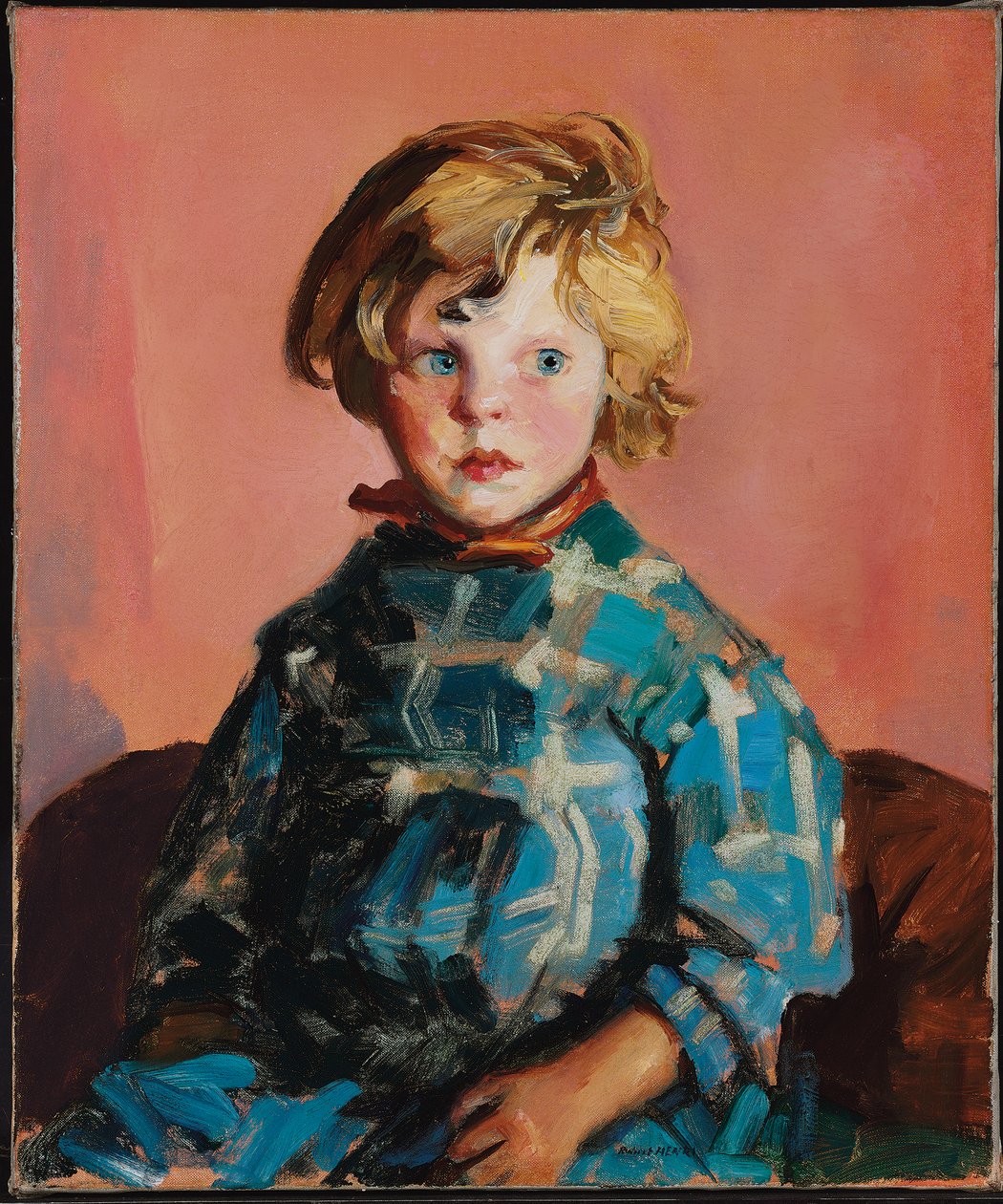 O vestido xadrez azul de Robert Cozad Henri