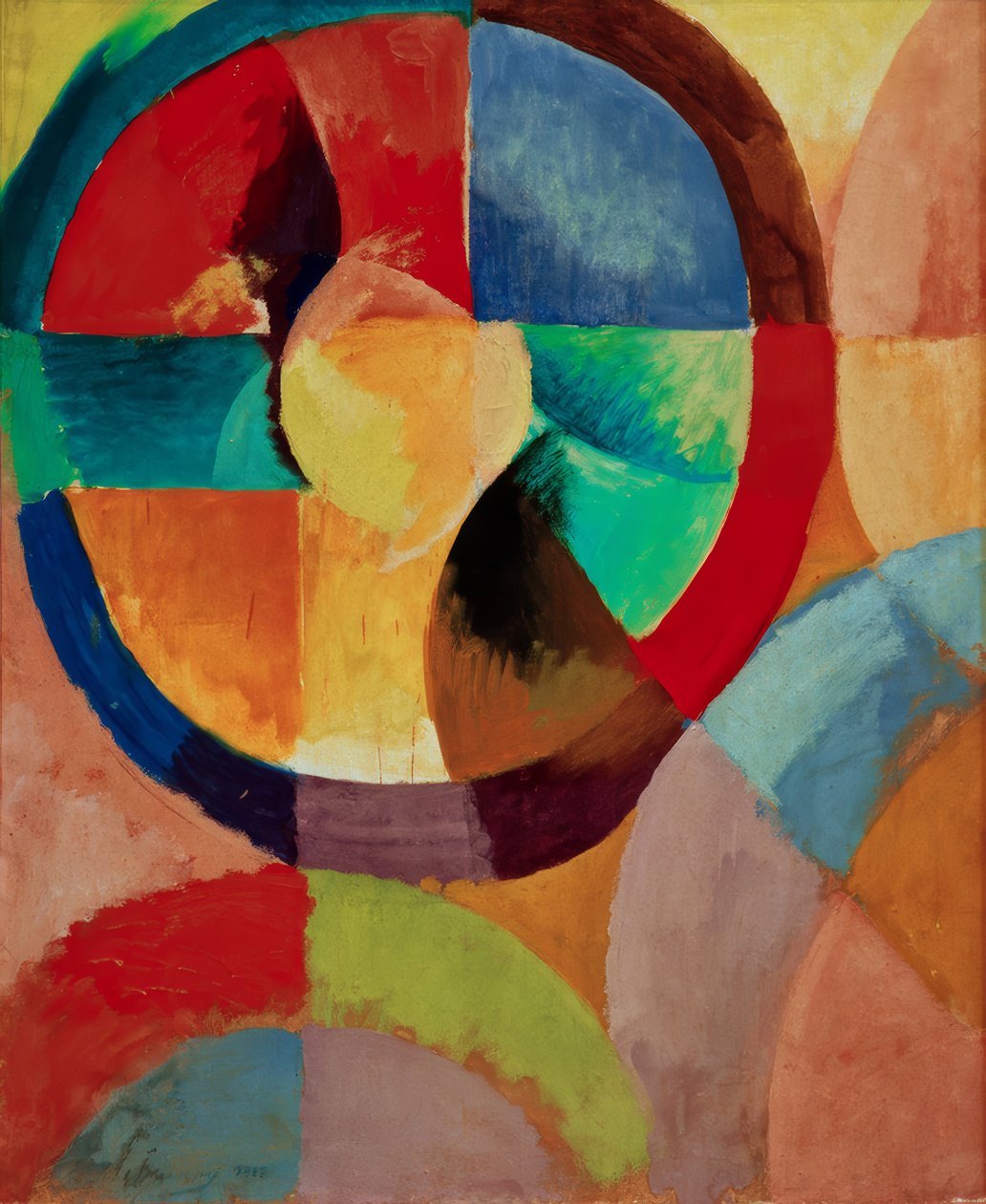 Formulários Circulares, Sol No. 1 de Robert Delaunay