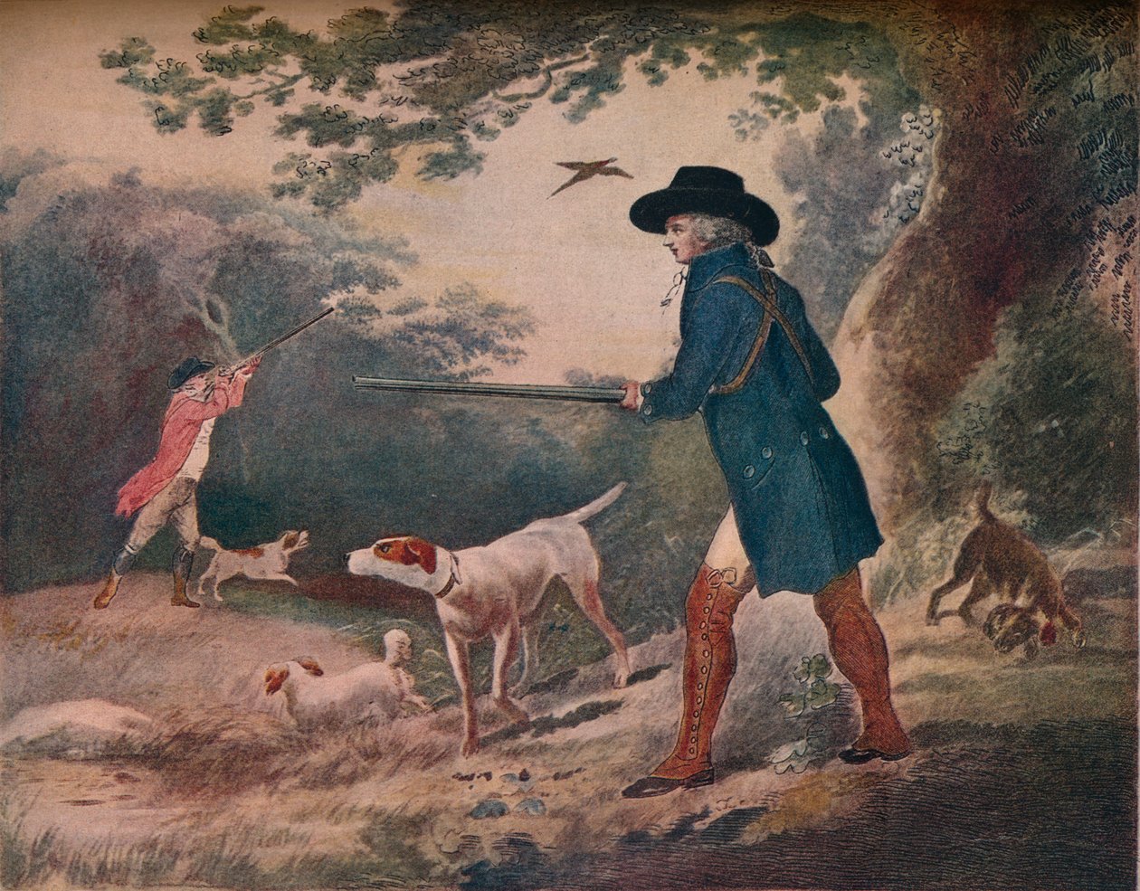 Tiro de faisão, 1790, 1917 de Robert Dodd