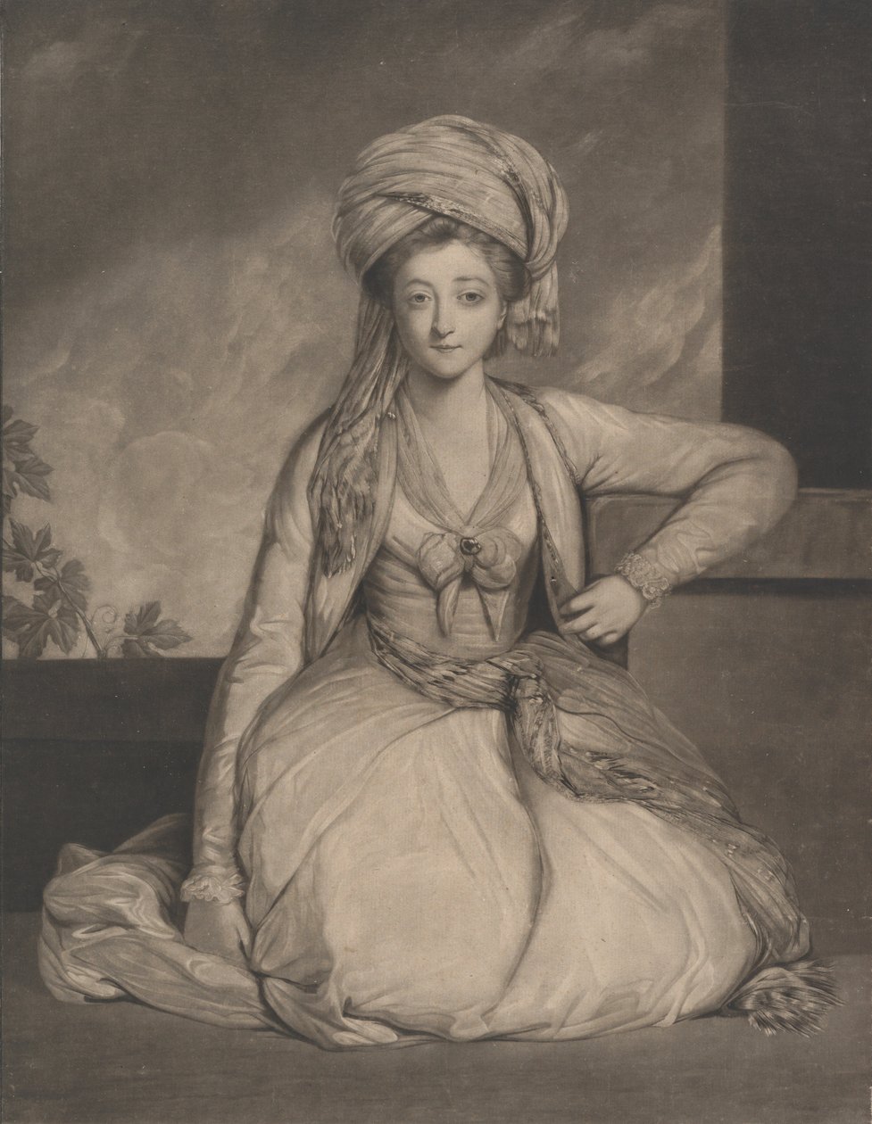 Mary Horneck, 1 de fevereiro de 1778. de Robert Dunkarton