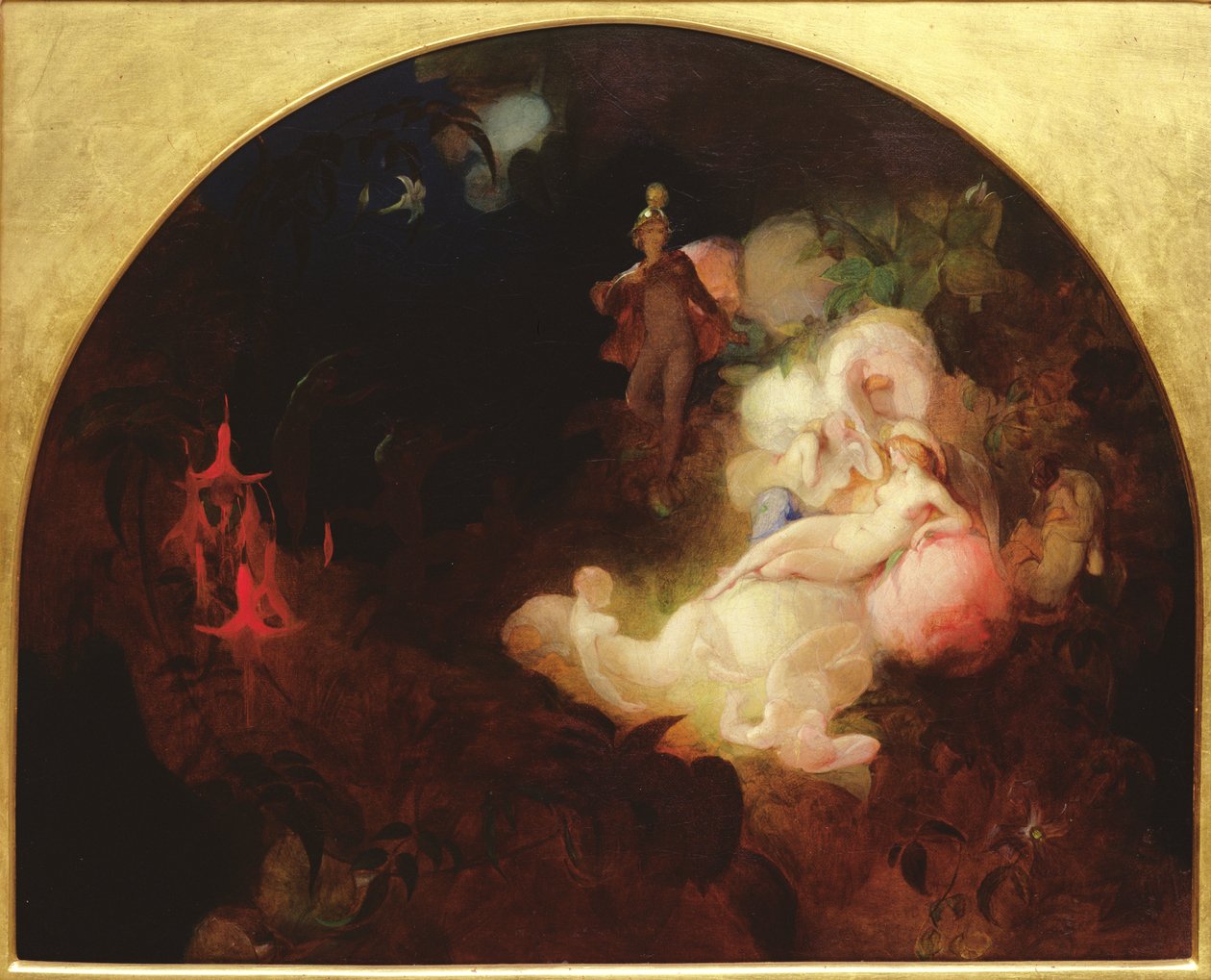 Lá dorme Titania (painel) de Robert Huskisson