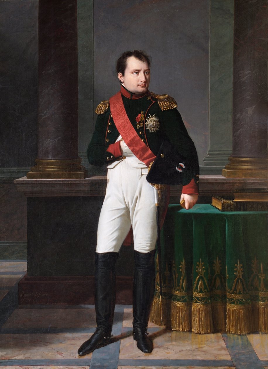 Retrato de Napoleão Bonaparte, 1812 de Robert Lefevre