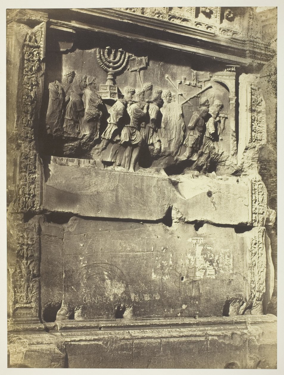 O Arco de Tito, 1855 de Robert MacPherson