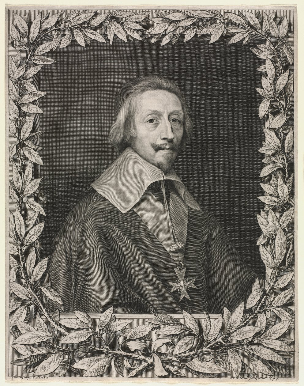 Cardeal Richelieu, 1657. de Robert Nanteuil