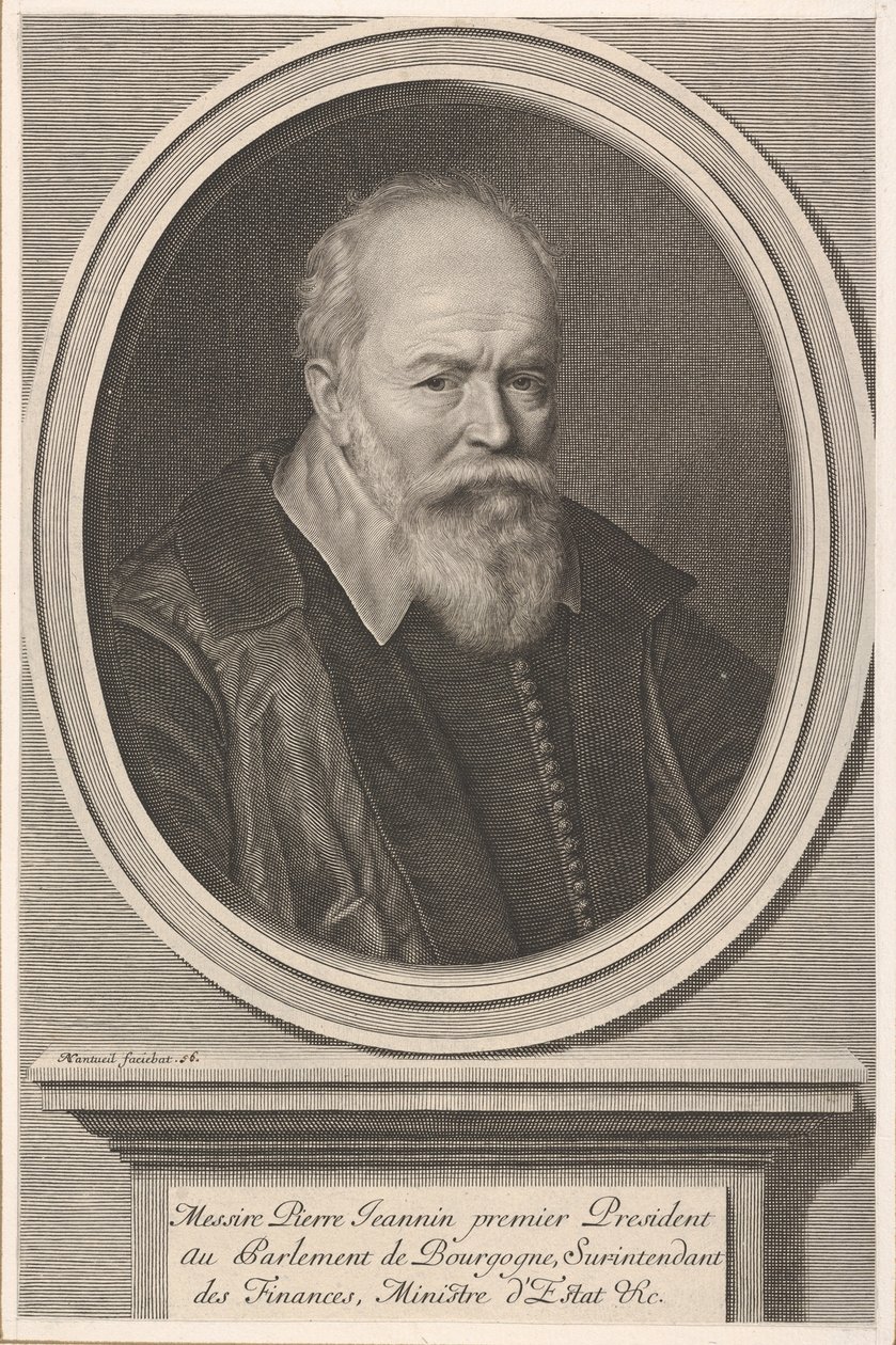 Pierre Jeannin, ca. 1656 de Robert Nanteuil