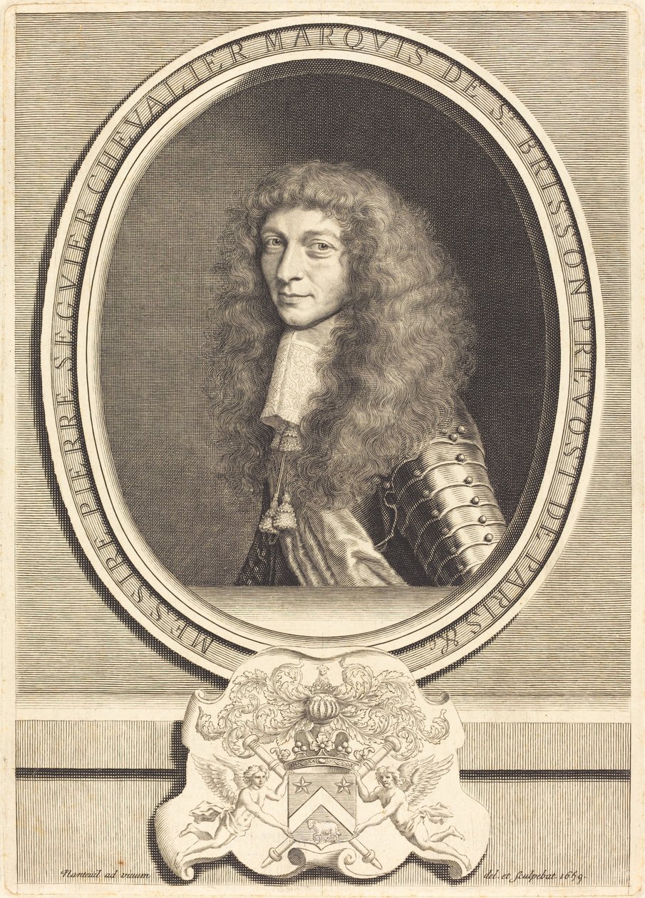 Pierre Seguier, Marquês de Saint-Brisson de Robert Nanteuil