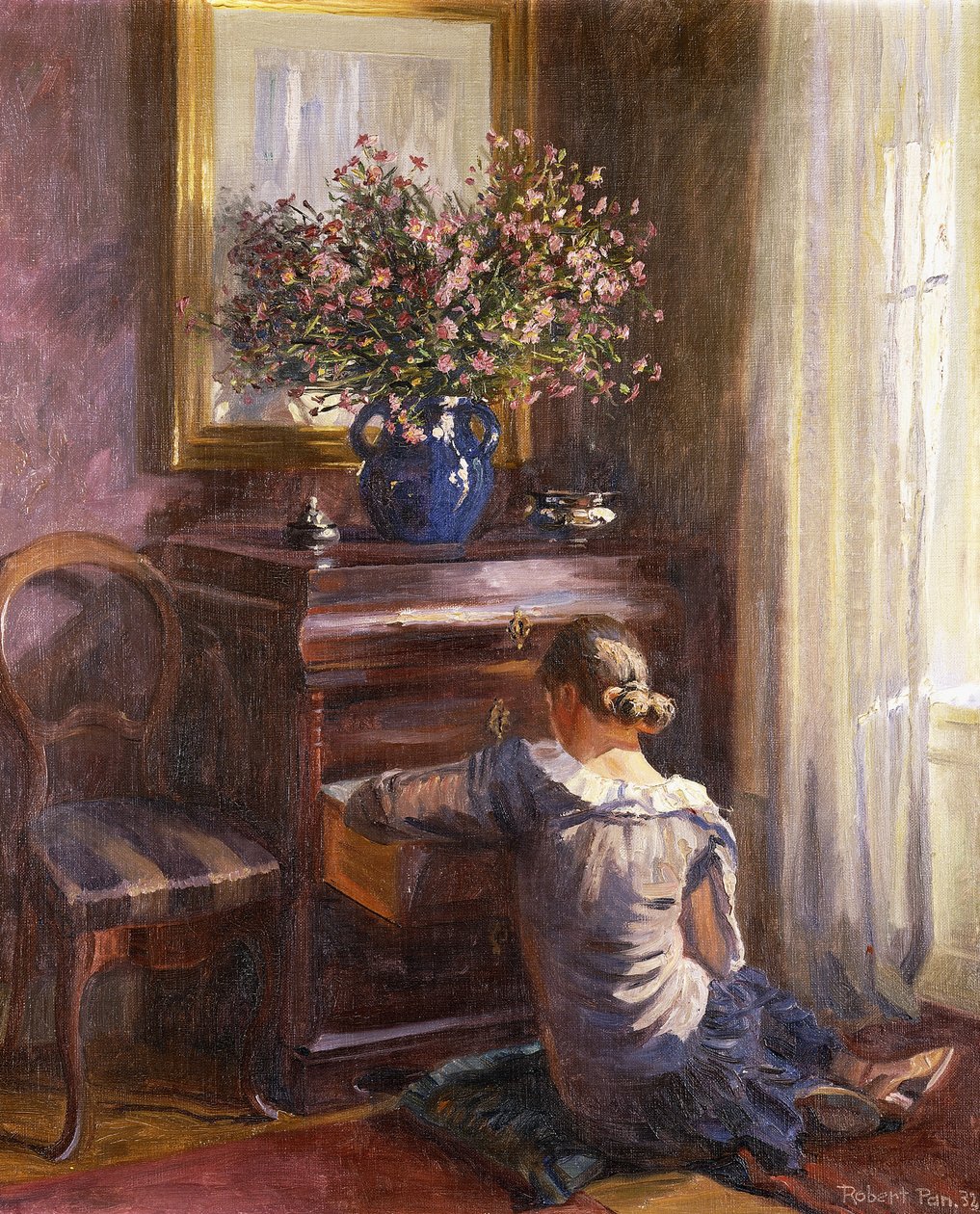 Uma mulher num interior de Robert Panitzsch