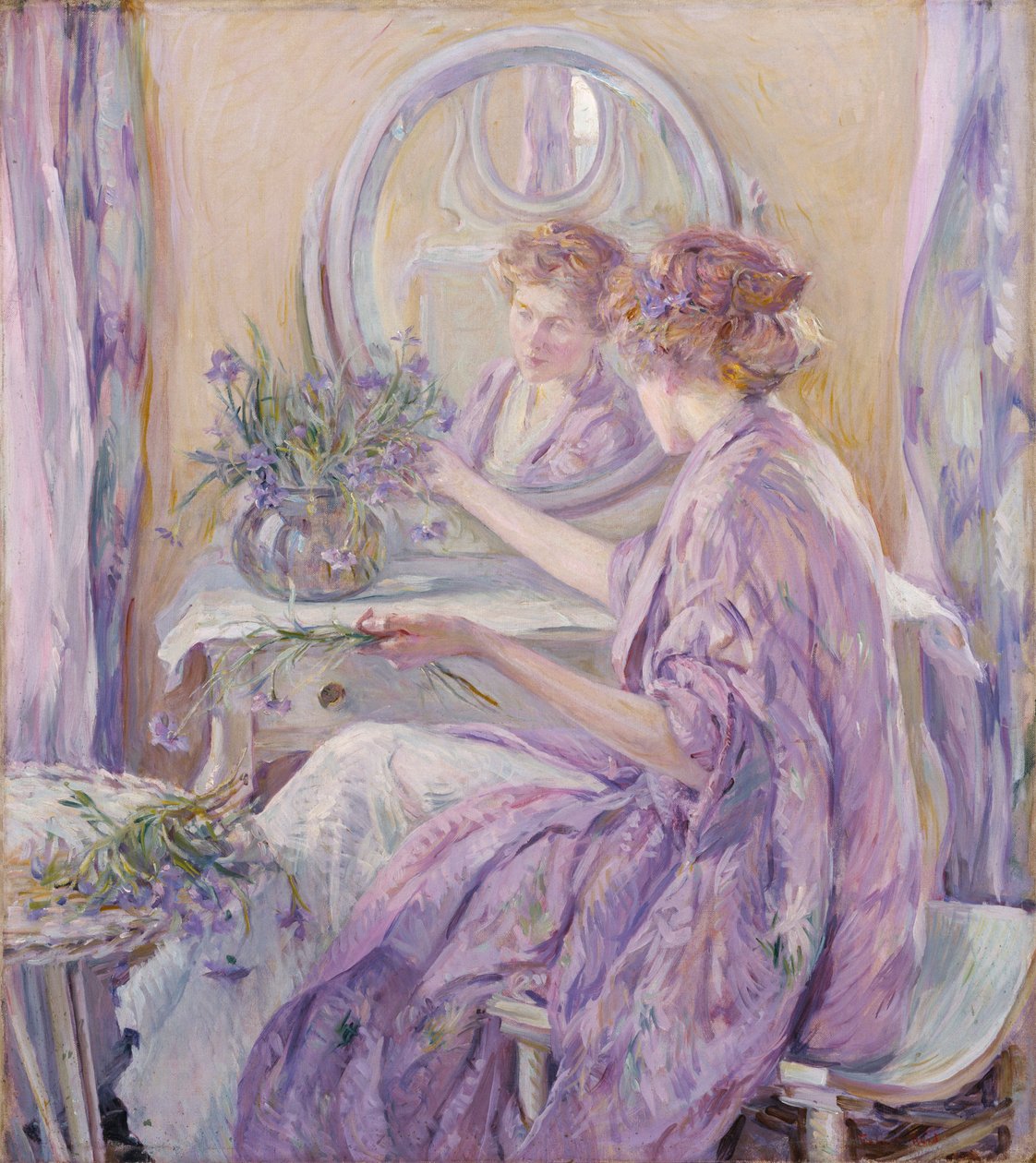 O Quimono Violeta, ca. 1910. de Robert Reid
