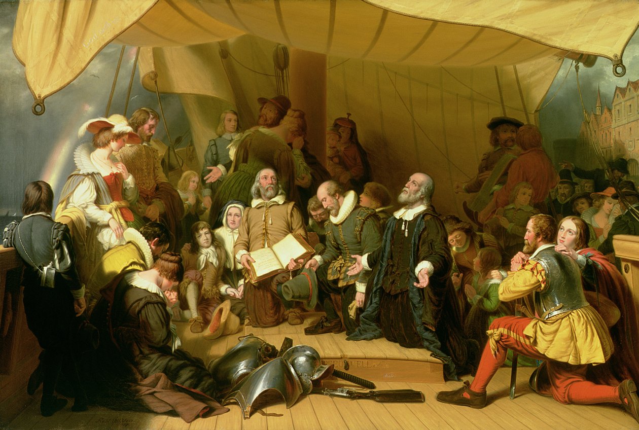 Embarque dos Peregrinos de Robert Walter Weir