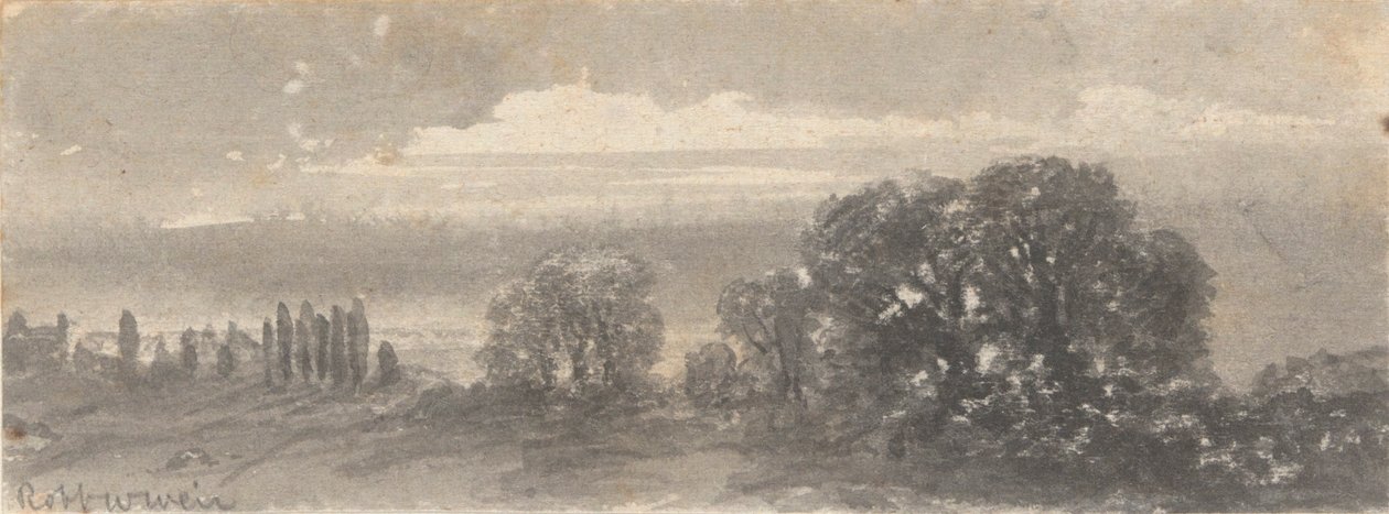 Paisagem - Árvores de Robert Walter Weir