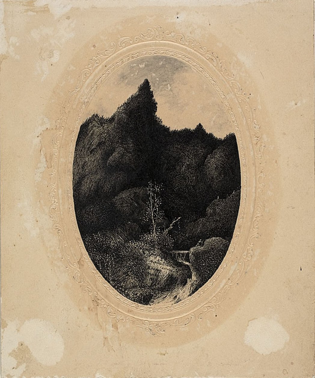 O viajante nas montanhas de Rodolphe Bresdin