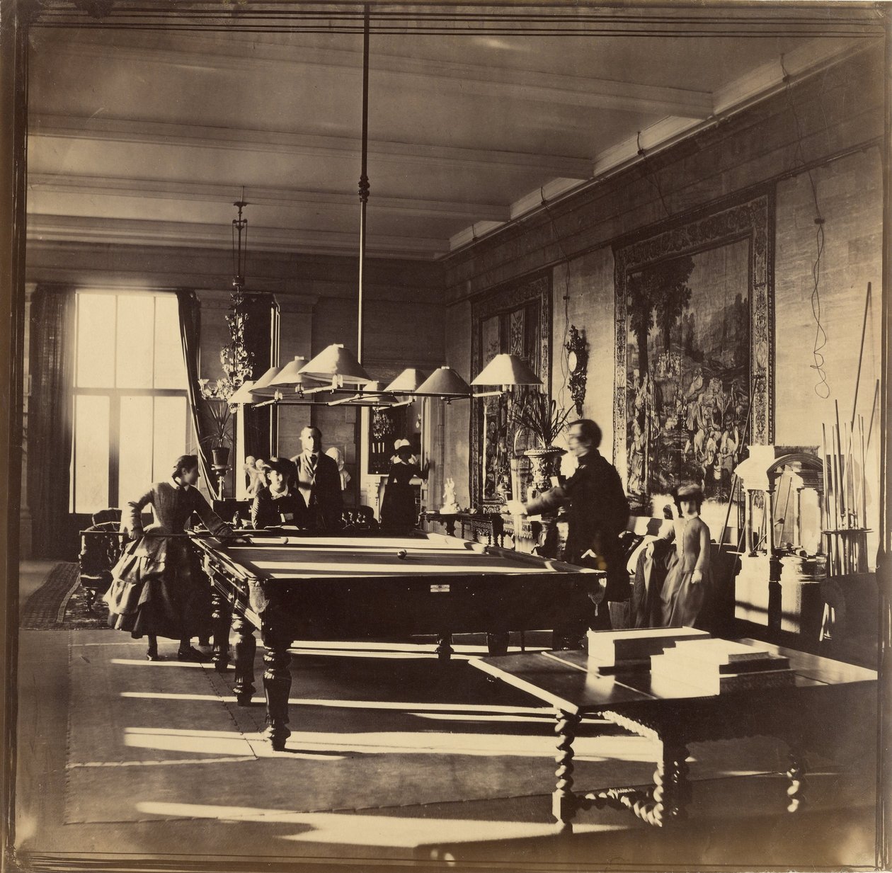 A sala de bilhar, Mentmore de Roger Fenton