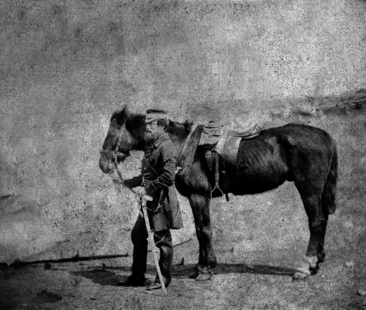 Capitão Arthur Layard, 1855 de Roger Fenton