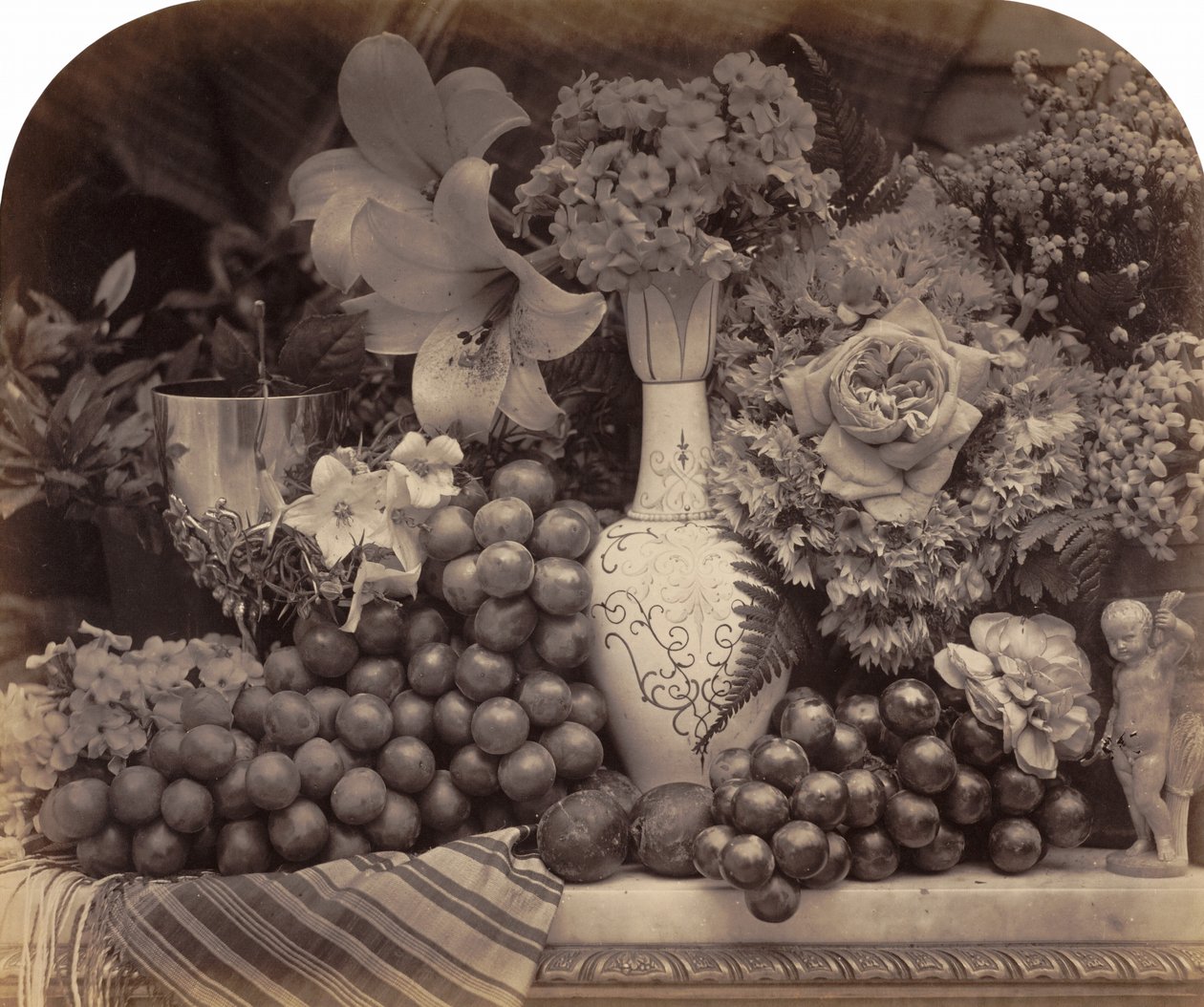 Frutos e flores,1860 (foto) de Roger Fenton