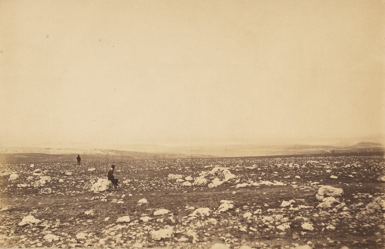 Planalto de Sebastopol IX. de Roger Fenton