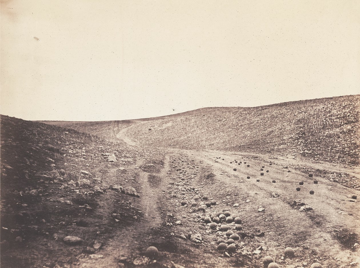 O Vale da Sombra da Morte de Roger Fenton