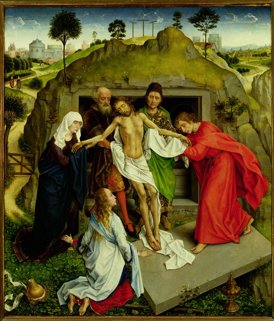 O Entombment, c.1450 de Rogier van der Weyden