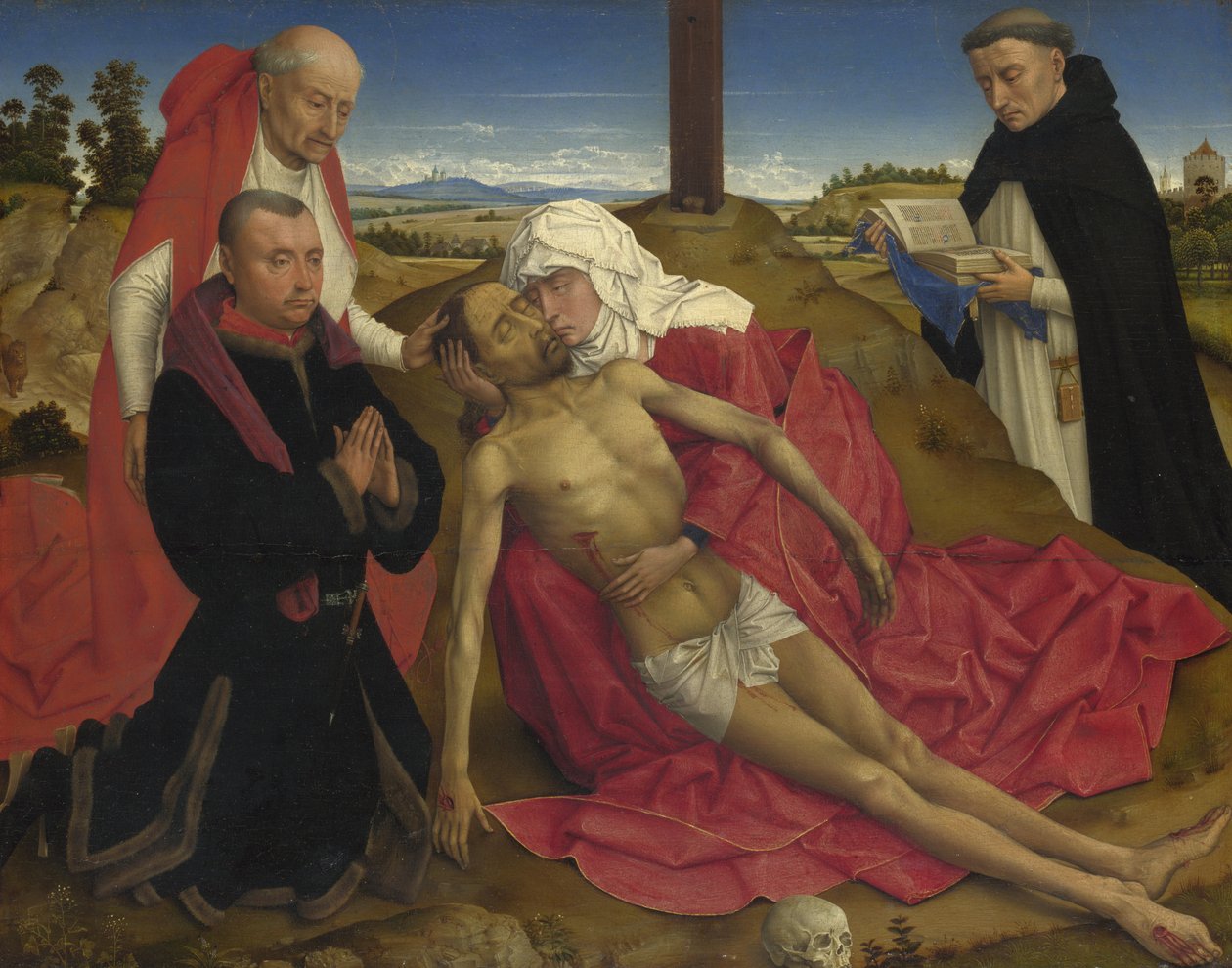 Pietá, cerca de 1465 de Rogier van der, Weyden