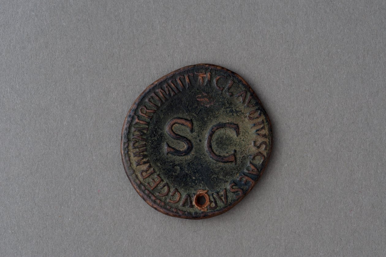 Como Moeda de Germanicus (bronze) de Roman