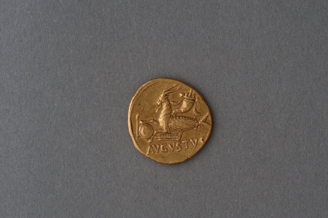 Moeda de Augusto (ouro) de Roman