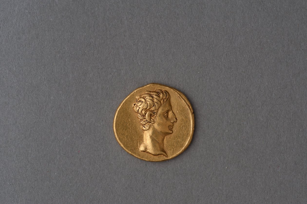 Moeda de Augusto (ouro) de Roman