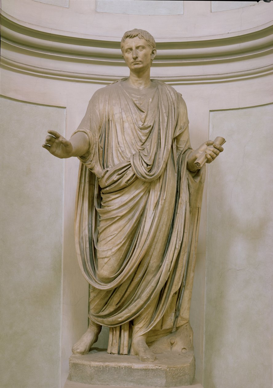 Imperador Augusto (63 aC-14 dC) de Roman