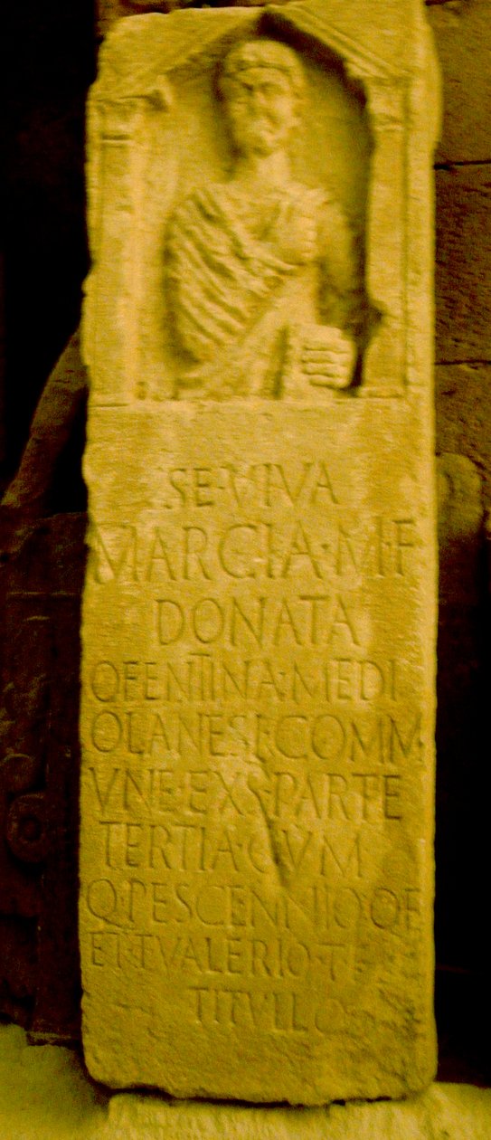 Monumento funerário, século c.1st de Roman