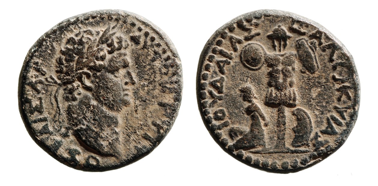 Judea Capta, Titus coin (metal) de Roman