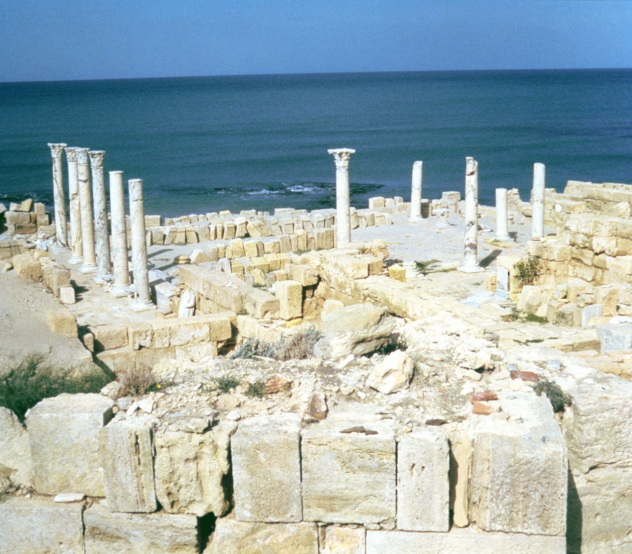 Vista dos banhos de Roman