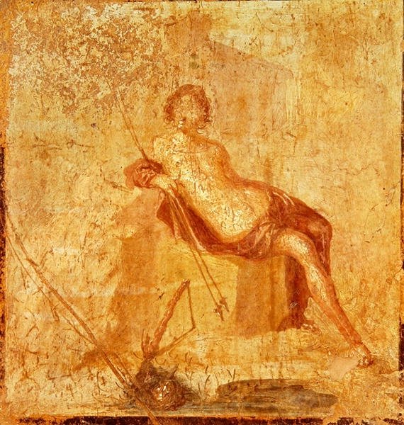 Narciso, de Pompéia, século I aC-79 dC de Roman Roman