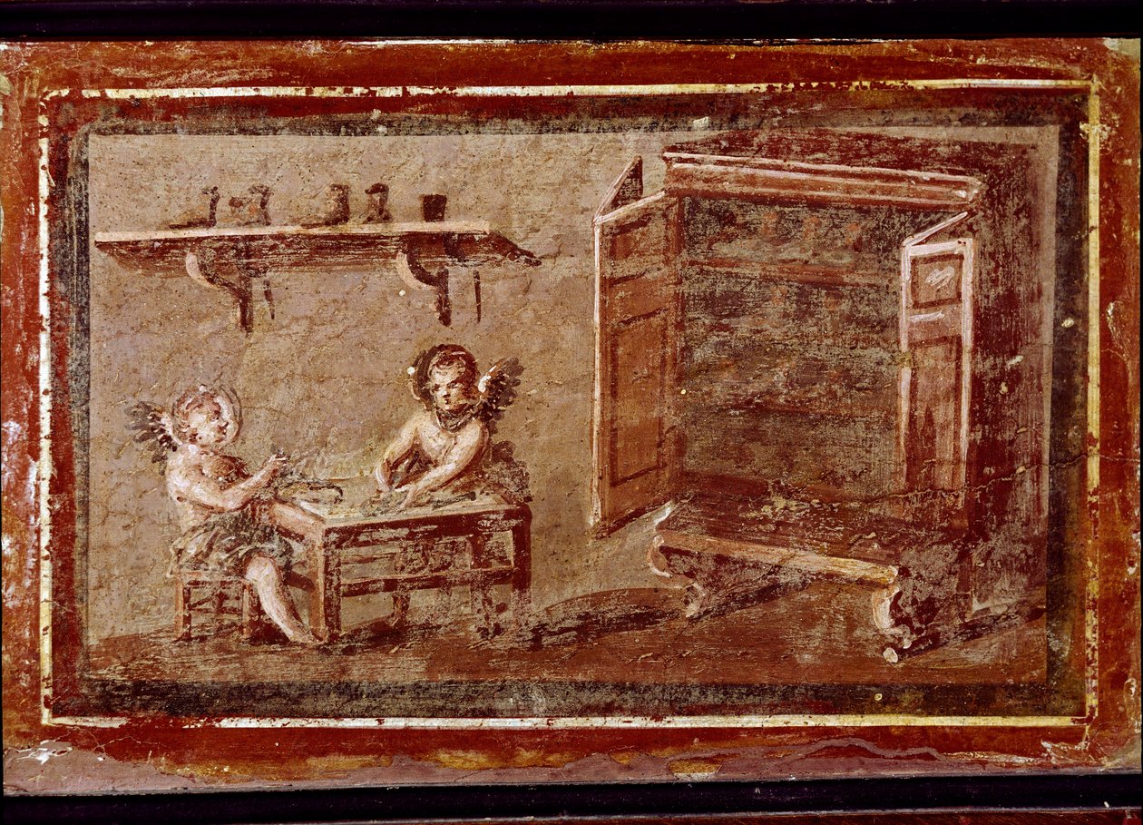 Cupidos sapateiros (fresco de Roman