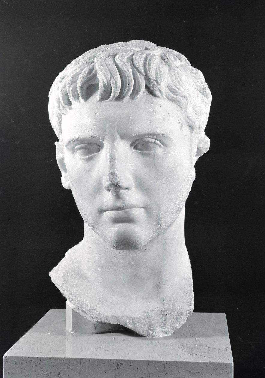 Chefe de César Augusto (63 aC-14 dC) de Roman