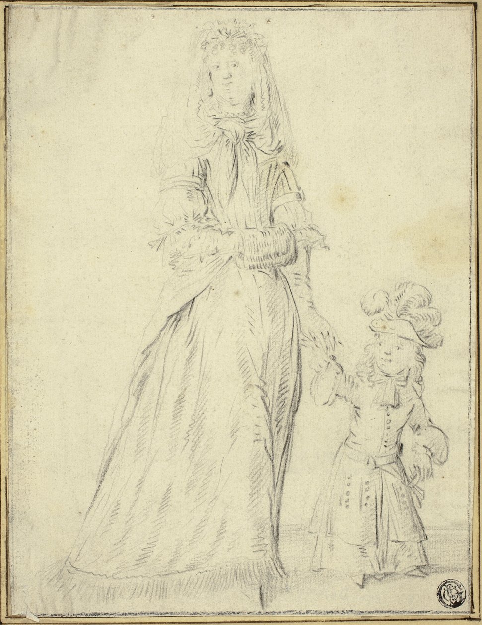 Senhora e criança de Romeyn de Hooghe