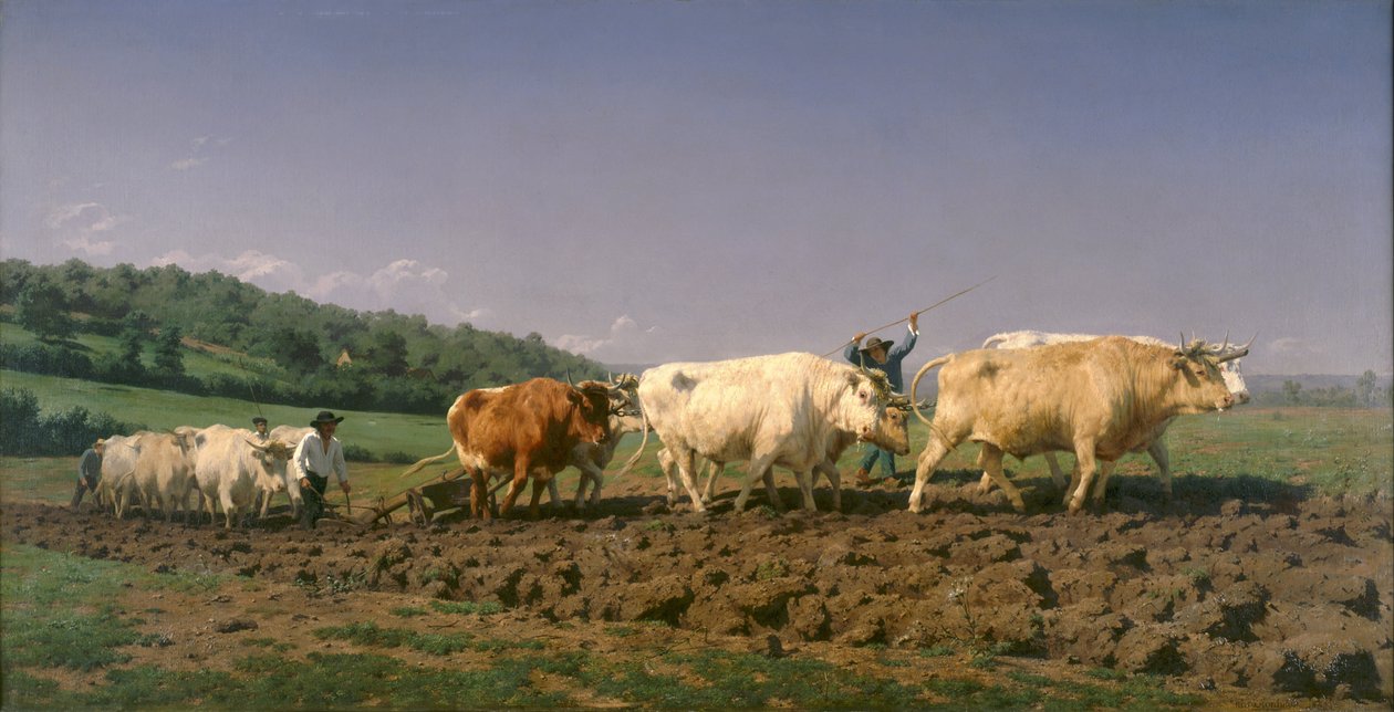 Arando em Nevers de Rosa Bonheur