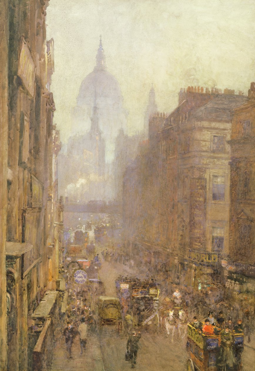 Fleet Street, 1892 de Rose Maynard Barton
