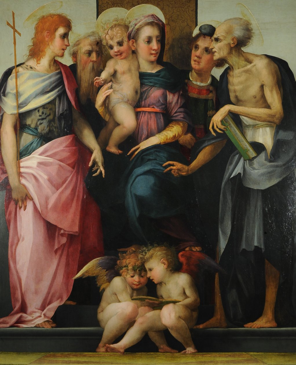 Músico angelo de Rosso Fiorentino